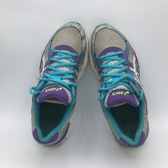 Asics Gel Excite 2 Womens Size 7 Gray Purple Teal - Picture 5 of 8